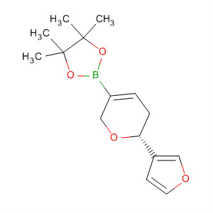 2H-Pyran,2-(3-furanyl)-3,6-dihydro-5-(4,4,5,5-tetramethyl-1,3,2-dioxaborolan-2-yl)-, (2R)-