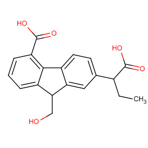 9H-Fluorene-2-butanoic acid, 5-carboxy-9-(hydroxymethyl)-