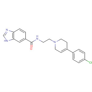 1H-Benzimidazole-6-carboxamide,N-[2-[4-(4-chlorophenyl)-3,6-dihydro-1(2H)-pyridinyl]ethyl]-