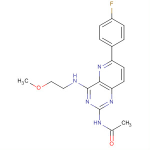 Acetamide,N-[6-(4-fluorophenyl)-4-[(2-methoxyethyl)amino]pyrido[3,2-d]pyrimidin-2-yl]-