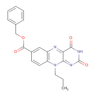 Benzo[g]pteridine-7-carboxylic acid,2,3,4,10-tetrahydro-2,4-dioxo-10-propyl-, phenylmethyl ester