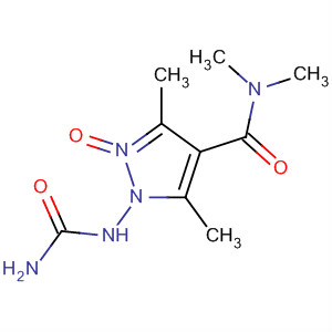 1H-Pyrazole-4-carboxamide,1-[(aminocarbonyl)amino]-N,N,3,5-tetramethyl-, 2-oxide