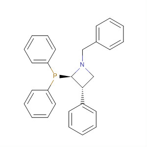 Azetidine, 2-(diphenylphosphinyl)-3-phenyl-1-(phenylmethyl)-, (2R,3S)-