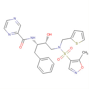 4-Pyridazinecarboxamide,N-[(1S,2R)-2-hydroxy-3-[[(5-methyl-4-isoxazolyl)sulfonyl](2-thienylmethyl)amino]-1-(phenylmethyl)propyl]-