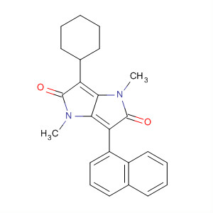 Pyrrolo[3,2-b]pyrrole-2,5(1H,4H)-dione,3-cyclohexyl-1,4-dimethyl-6-(1-naphthalenyl)-