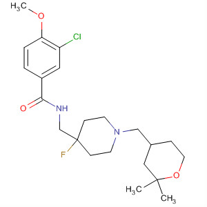 Benzamide,3-chloro-N-[[4-fluoro-1-[(tetrahydro-2,2-dimethyl-2H-pyran-4-yl)methyl]-4-piperidinyl]methyl]-4-methoxy-