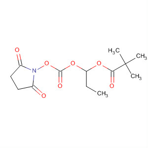 Propanoic acid, 2,2-dimethyl-,1-[[[(2,5-dioxo-1-pyrrolidinyl)oxy]carbonyl]oxy]propyl ester