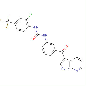 Urea,N-[2-chloro-4-(trifluoromethyl)phenyl]-N'-[3-(1H-pyrrolo[2,3-b]pyridin-3-ylcarbonyl)phenyl]-