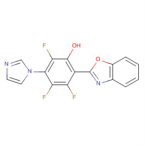 Phenol, 2-(2-benzoxazolyl)-3,4,6-trifluoro-5-(1H-imidazol-1-yl)-
