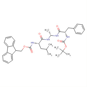 2,5,7,10-Tetraazaundecanedioic acid,6-methyl-3-(2-methylpropyl)-4,8-dioxo-9-(phenylmethyl)-,1-(1,1-dimethylethyl) 11-(9H-fluoren-9-ylmethyl) ester, (3S,6S,9S)-