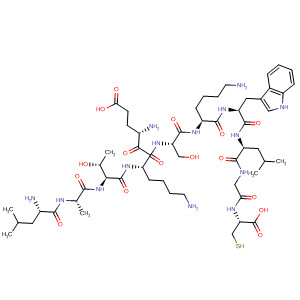 L-Cysteine,L-leucyl-L-alanyl-L-threonyl-L-a-glutamyl-L-lysyl-L-seryl-L-lysyl-L-tryptophyl-L-leucylglycyl-