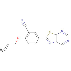 Benzonitrile, 2-(2-propen-1-yloxy)-5-thiazolo[5,4-d]pyrimidin-2-yl-
