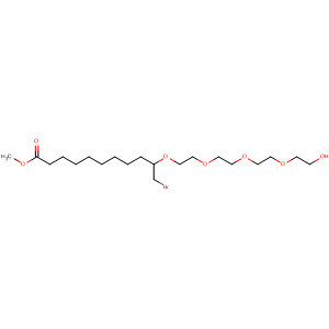11,14,17,20-Tetraoxadocosanoic acid, 10-(bromomethyl)-22-hydroxy-,methyl ester