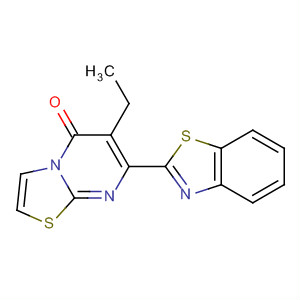 5H-Thiazolo[3,2-a]pyrimidin-5-one, 7-(2-benzothiazolyl)-6-ethyl-