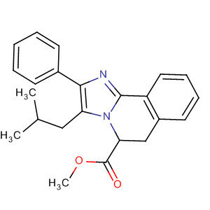 Imidazo[2,1-a]isoquinoline-5-carboxylic acid,5,6-dihydro-3-(2-methylpropyl)-2-phenyl-, methyl ester