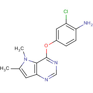 Benzenamine,2-chloro-4-[(5,6-dimethyl-5H-pyrrolo[3,2-d]pyrimidin-4-yl)oxy]-