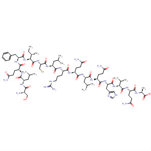 L-Alanine,L-seryl-L-leucyl-L-glutaminyl-L-phenylalanyl-L-isoleucyl-L-cysteinyl-L-leucyl-L-arginyl-L-glutaminyl-L-leucyl-L-glutaminyl-L-histidyl-L-valyl-L-glutaminyl-