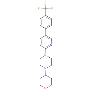 Piperazine,1-(tetrahydro-2H-pyran-4-yl)-4-[5-[4-(trifluoromethyl)phenyl]-2-pyridinyl]-
