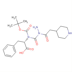 L-Phenylalanine, N-[(1,1-dimethylethoxy)carbonyl]-,2-[2-(4-piperidinyl)acetyl]hydrazide