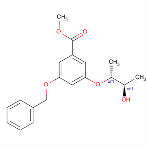 Benzoic acid,3-[(1R,2R)-2-hydroxy-1-methylpropoxy]-5-(phenylmethoxy)-, methylester, rel-