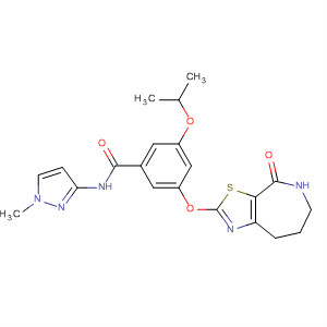 Benzamide,3-(1-methylethoxy)-N-(1-methyl-1H-pyrazol-3-yl)-5-[(5,6,7,8-tetrahydro-4-oxo-4H-thiazolo[5,4-c]azepin-2-yl)oxy]-