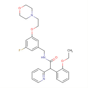 2-Pyridineacetamide,5-(4-ethoxyphenyl)-N-[[3-fluoro-5-[2-(4-morpholinyl)ethoxy]phenyl]methyl]-