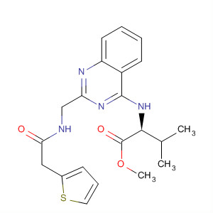 L-Valine, N-[2-[[[2-(2-thienyl)acetyl]amino]methyl]-4-quinazolinyl]-, methylester