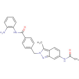 Benzamide,4-[[6-(acetylamino)-3-methyl-2H-indazol-2-yl]methyl]-N-(2-aminophenyl)-