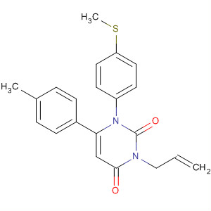 2,4(1H,3H)-Pyrimidinedione,6-(4-methylphenyl)-1-[4-(methylthio)phenyl]-3-(2-propen-1-yl)-