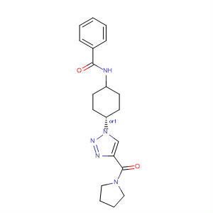 Benzamide,N-[cis-4-[4-(1-pyrrolidinylcarbonyl)-1H-1,2,3-triazol-1-yl]cyclohexyl]-