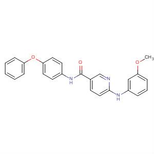 3-Pyridinecarboxamide,6-[(3-methoxyphenyl)amino]-N-(4-phenoxyphenyl)-