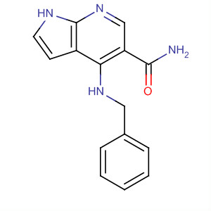 1H-Pyrrolo[2,3-b]pyridine-5-carboxamide, 4-[(phenylmethyl)amino]-