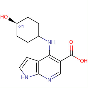 1H-Pyrrolo[2,3-b]pyridine-5-carboxylic acid,4-[(trans-4-hydroxycyclohexyl)amino]-