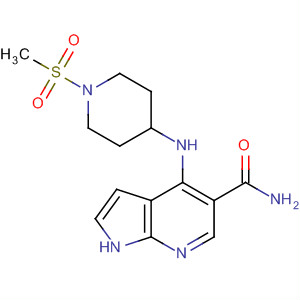 1H-Pyrrolo[2,3-b]pyridine-5-carboxamide,4-[[1-(methylsulfonyl)-4-piperidinyl]amino]-