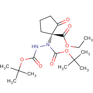 1,2-Hydrazinedicarboxylic acid,1-[(1R)-1-(ethoxycarbonyl)-2-oxocyclopentyl]-, 1,2-bis(1,1-dimethylethyl)ester