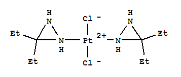 diethyldiaziridine platinum(II)