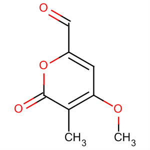 2H-Pyran-6-carboxaldehyde, 4-methoxy-3-methyl-2-oxo-