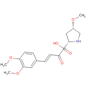 L-Proline,1-[(2E)-3-(3,4-dimethoxyphenyl)-1-oxo-2-propen-1-yl]-4-hydroxy-,methyl ester, (4S)-