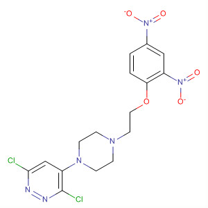 Pyridazine,3,6-dichloro-4-[4-[2-(2,4-dinitrophenoxy)ethyl]-1-piperazinyl]-