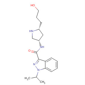 1H-Indazole-3-carboxamide,N-[(3S,5R)-5-(3-hydroxypropyl)-3-pyrrolidinyl]-1-(1-methylethyl)-