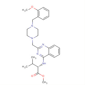 L-Valine,N-[2-[[4-[(2-methoxyphenyl)methyl]-1-piperazinyl]methyl]-4-quinazolinyl]-,methyl ester