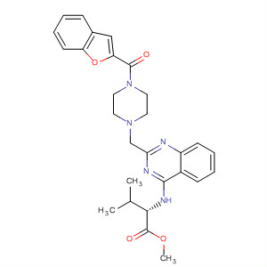 L-Valine,N-[2-[[4-(2-benzofuranylcarbonyl)-1-piperazinyl]methyl]-4-quinazolinyl]-,methyl ester