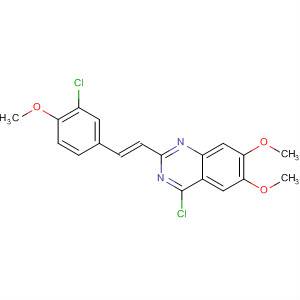 Quinazoline,4-chloro-2-[(1E)-2-(3-chloro-4-methoxyphenyl)ethenyl]-6,7-dimethoxy-