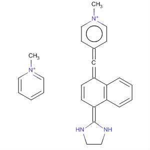 Pyridinium,4,4'-[[4-(2-imidazolidinylidene)-1(4H)-naphthalenylidene]methylene]bis[1-methyl-