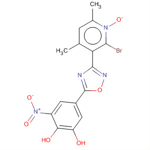 1,2-Benzenediol,5-[3-(2-bromo-4,6-dimethyl-1-oxido-3-pyridinyl)-1,2,4-oxadiazol-5-yl]-3-nitro-