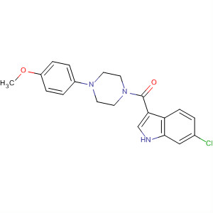Methanone, (6-chloro-1H-indol-3-yl)[4-(4-methoxyphenyl)-1-piperazinyl]-