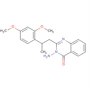 4(3H)-Quinazolinone, 3-amino-2-[2-(2,4-dimethoxyphenyl)propyl]-