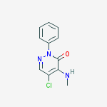 5-chloro-4-(methylamino)-2-phenylpyridazin-3(2H)-one