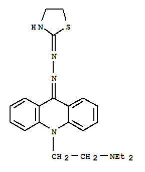 10-(2-(Diethylamino)ethyl)-9(10H)-acridinone(thiazolidin-2-ylidene)hyd razone