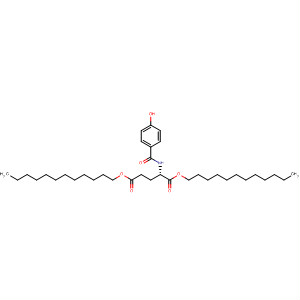 L-Glutamic acid, N-(4-hydroxybenzoyl)-, didodecyl ester